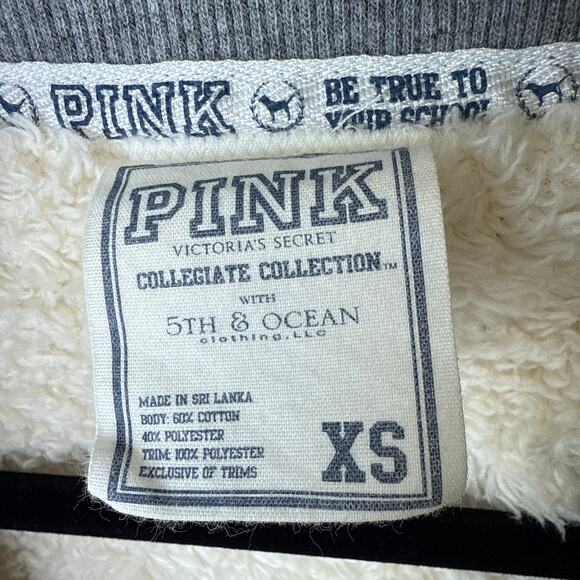 PINK Victoria's Secret Collegiate RARE Missouri Tigers Mizzou Sherpa Cardigan XS - Picture 12 of 13